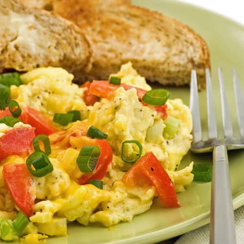 Paprika-Rührei Frühstück Rezept zur Stoffwechselkur
